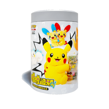 Pokemon-Cheek-Nuzzling Plush Toy & Card Display Gift